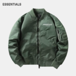 Essentials Merch Bomber Baseball Jacket