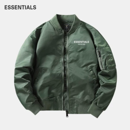 Essentials Merch Bomber Baseball Jacket