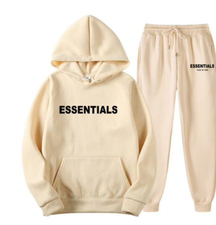 Essentials Merch Fear Of God Cream Tracksuit
