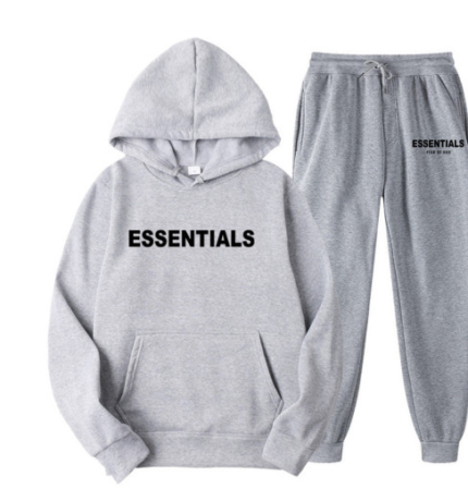 Essentials Merch Fear Of God Gray Tracksuit