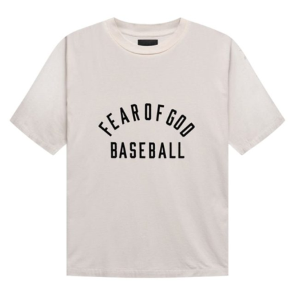 Essentials Merch Fear Baseball Cream T-shirt